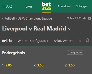 Bet365 Wetten