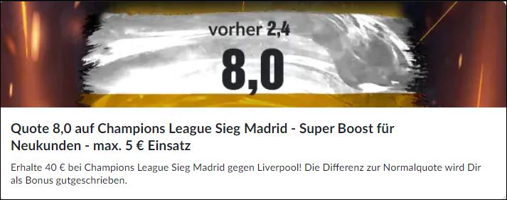 Bildbet Superboost CL Finale