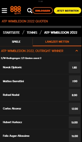 888Sport Wimbledon