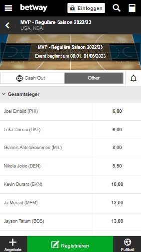 Betway NBA