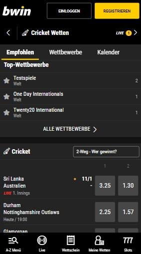 bwin Cricket