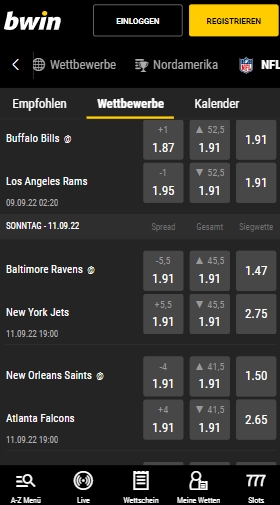 Bwin NFL