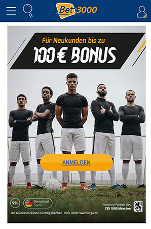 Bet3000 Neukundenbonus