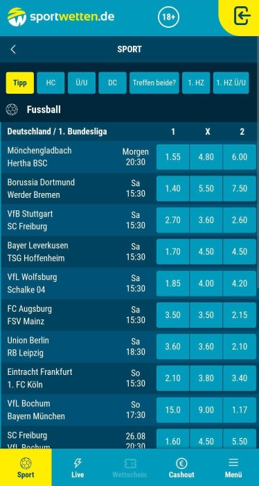 Sportwetten.de Bundesliga