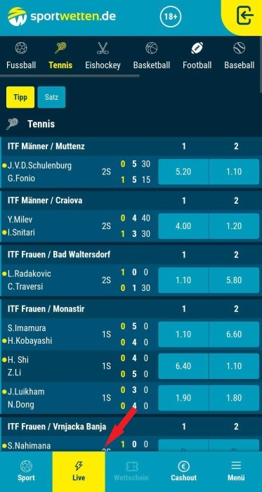 Sportwetten.de Live