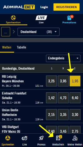 AdmiralBet Sportwetten