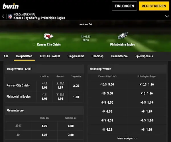 super bowl bwin