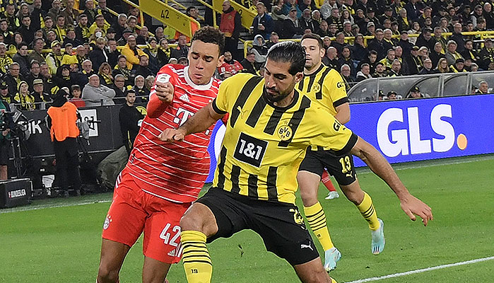 Jamal Musiala gegen Emre Can / Bayern Dortmund Tipp Prognose