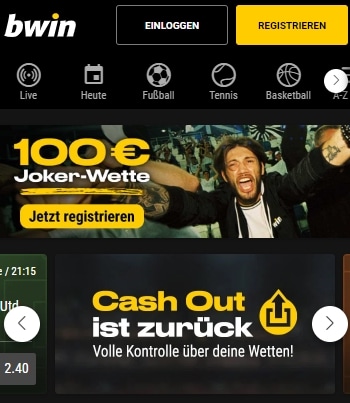 cash out live betting bwin