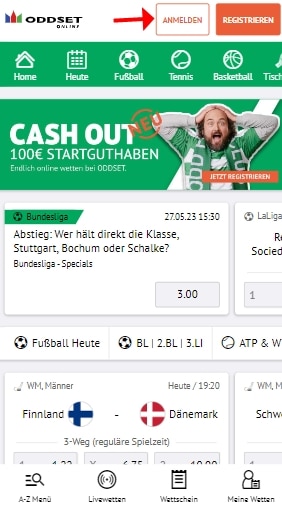 Oddset Sportwetten