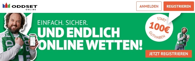 Oddset Sportwetten Bonus