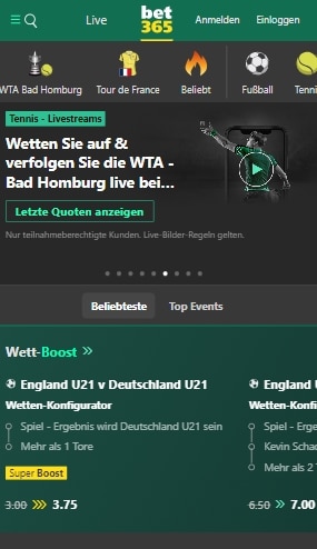 Bet365 Mobile Wett App