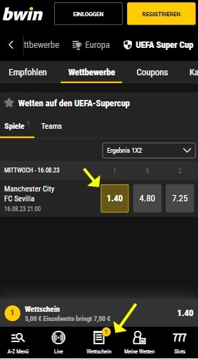 Bwin Wetten