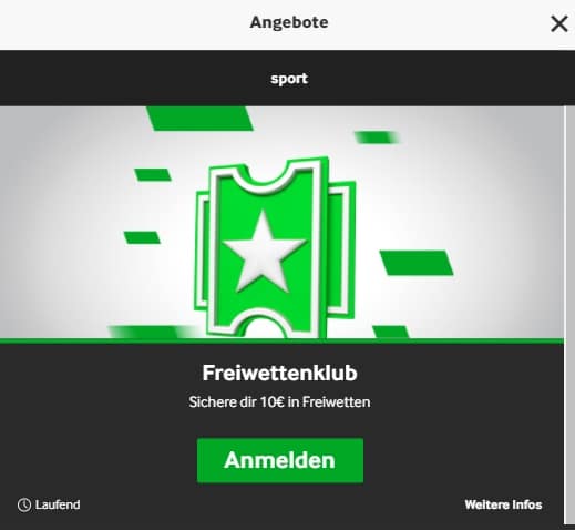 Betway Bestandskunden Bonus