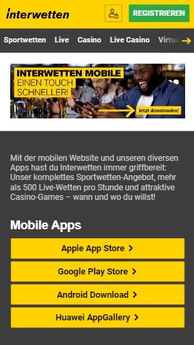 Interwetten App Download