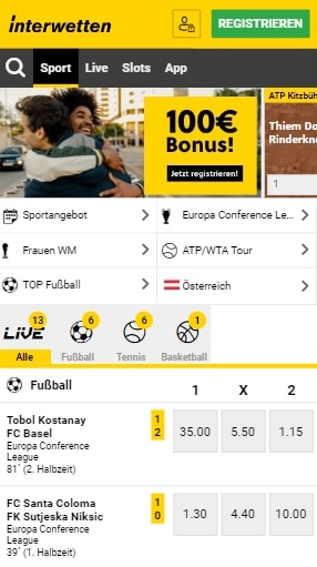 Interwetten App