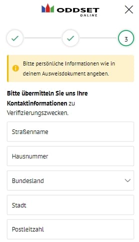 Oddset online registrieren