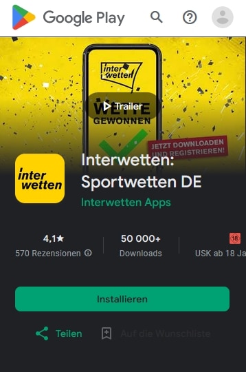 Interwetten App