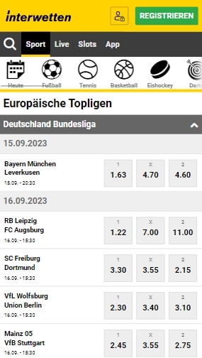 Interwetten App