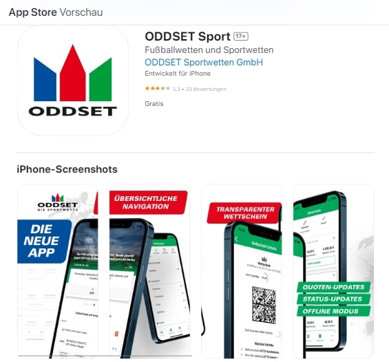 oddset app download