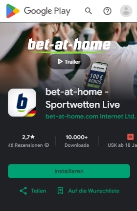 Bet-at-home Android App