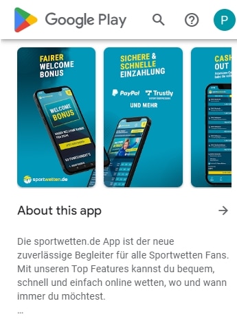 Sportwetten.de Android App