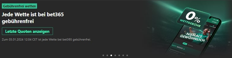 Bei Bet365 ohne Steuer wetten