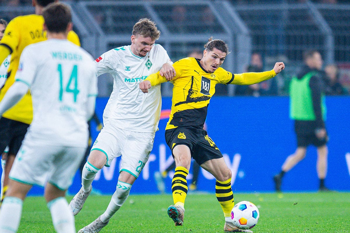 Nick Woltemade vs Marcel Sabitzer / Werder Bremen Dortmund Tipp Prognose