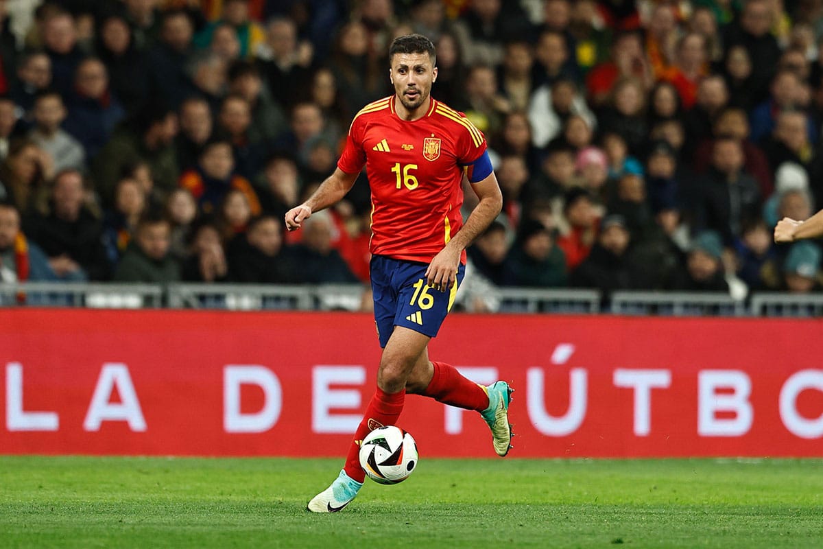 Rodri / Spanien Kroatien Infos Euro 2024 (© Aflo Co. Ltd. / Alamy Stock Photo)