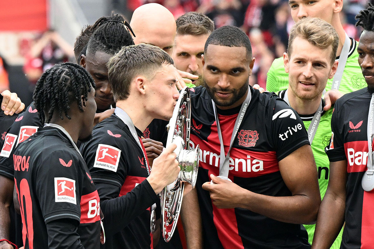 Jubel Florian Wirtz / Bergamo Leverkusen Tipp (© dpa picture alliance / Alamy Stock Photo)
