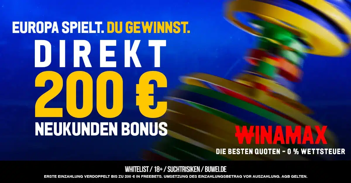 Winamax Neukundenbonus