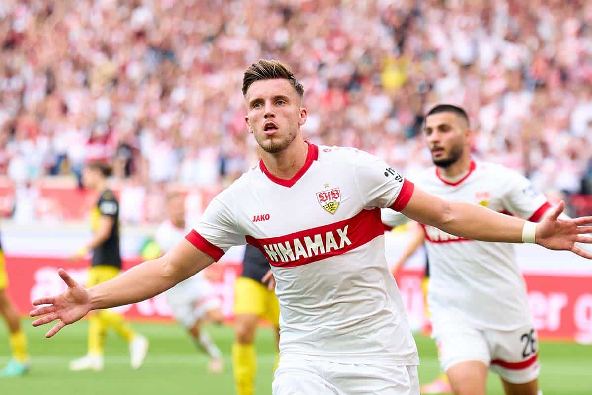 Ermedin Demirovic / Stuttgart Sparta Prag Tipp (© ddp media GmbH / Alamy Stock Photo)
