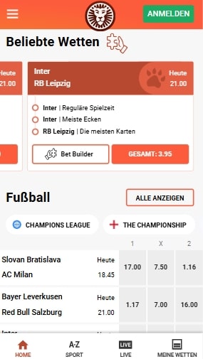 LeoVegas Sportwetten