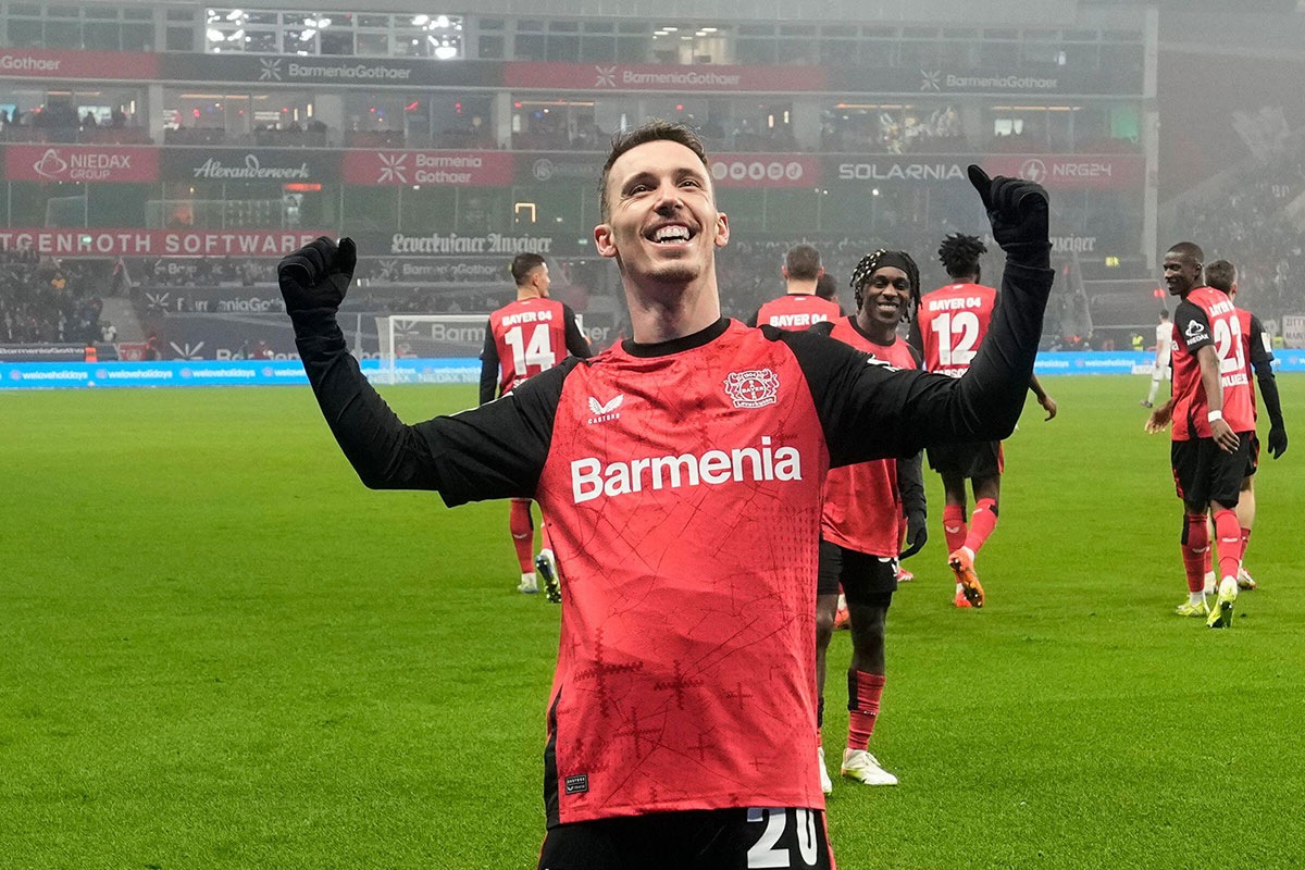 Alex Grimaldo / Leverkusen Gladbach Tipp (© Associated Press / Alamy Stock Photo)