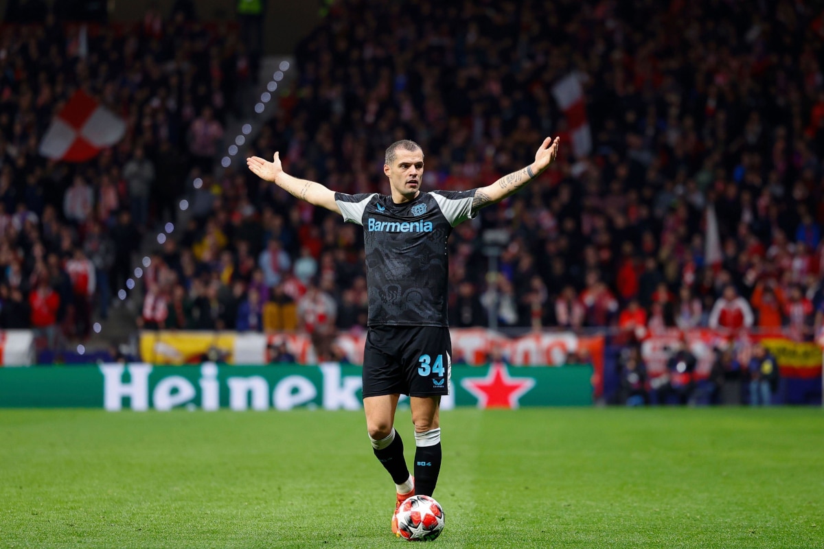 Granit Xhaka / Leverkusen Sparta Prag Tipp (© Associated Press / Alamy Stock Photo)