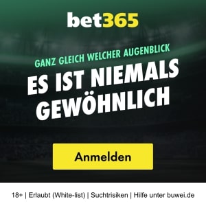 Bet365 100€ Wett-Credits
