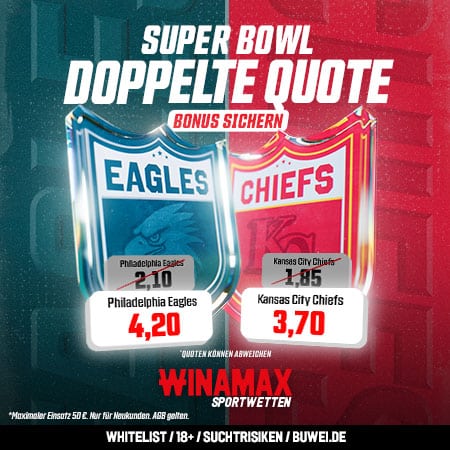 winamax super bowl doppelte quote
