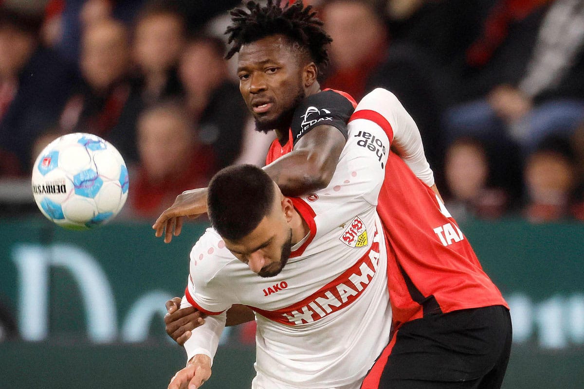 Deniz Undav vs Edmond Tapsoba / Stuttgart / Leverkusen Tipp (© norbert schmidt / Alamy Stock Photo)