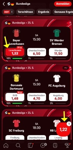 Winamax Wettschein