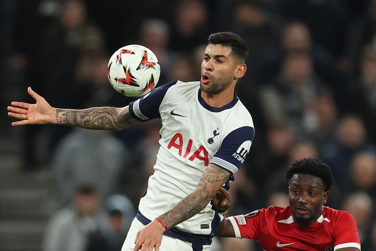 Cristian Romero / Tottenham Bodö/Glimt Tipp (© Sportimage Ltd / Alamy Stock Photo)