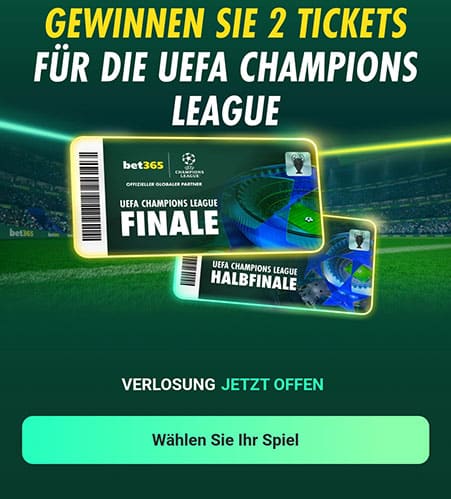 Bet365 CL Gewinnspiel Finale Tickets