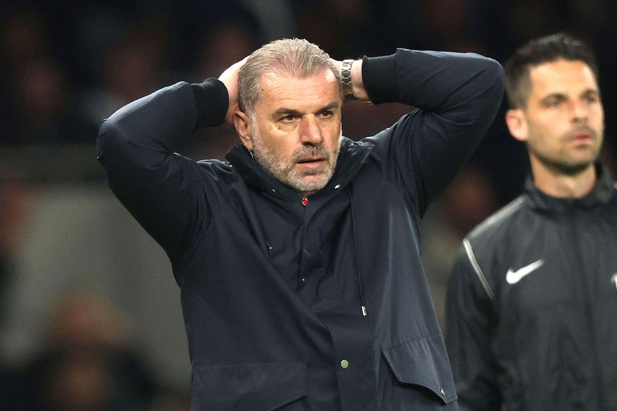 Bodö/Glimt Tottenham Tipp (Bild zeigt Spurs-Trainer Ange Postecoglou) © Paul Marriott / Alamy Stock Photo