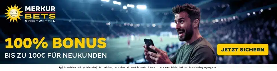merkur bets 100% bonus bis zu 100e fur neukunden